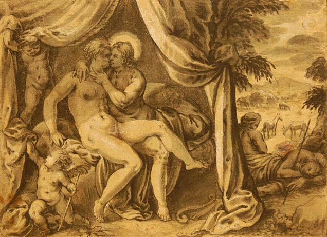 Apollo And Clymene by Abraham Bloemaert